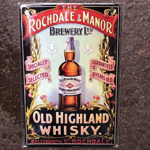 The Rochdale & Manor Brewery Ltd Metal Sign