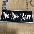 No Riff Raff Cast Iron Sign
