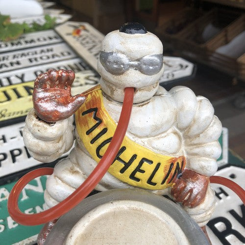 Michelin Man With Compressor Cast Iron