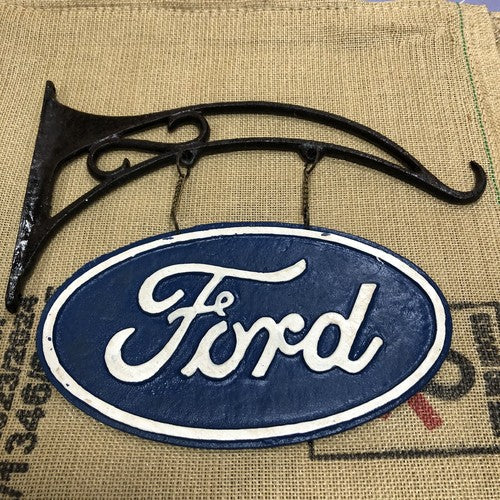 Ford Cast Iron Double Sided Sign