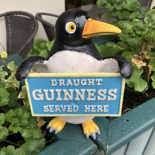 Guinness Penguin Cast Iron Money Box