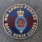 H M Armed Forces Royal Horse Guards Cast Iron Sign