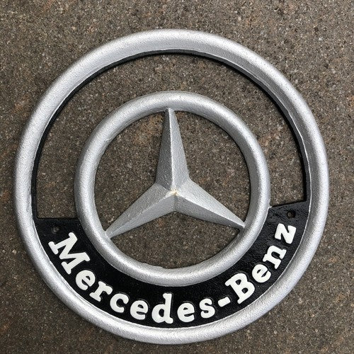 Mercedes- Benz Cast Iron Sign