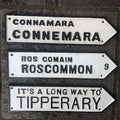 Bundle Of Three Irish Cast Iron Signs