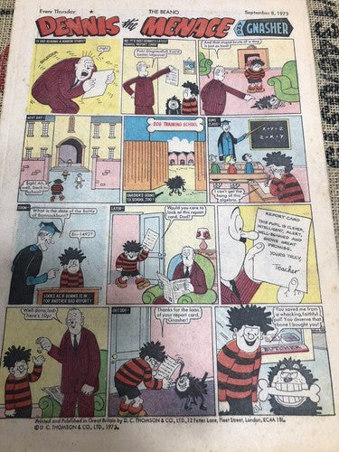 Beano Bundle Of Four 1973s Comics