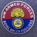 HM Armed Forces Royal Welch Fusiliers Cast Iron Sign