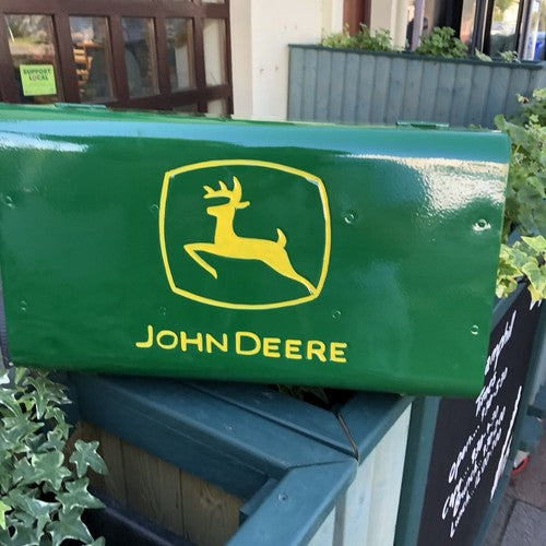 John Deere Metal Tool Box