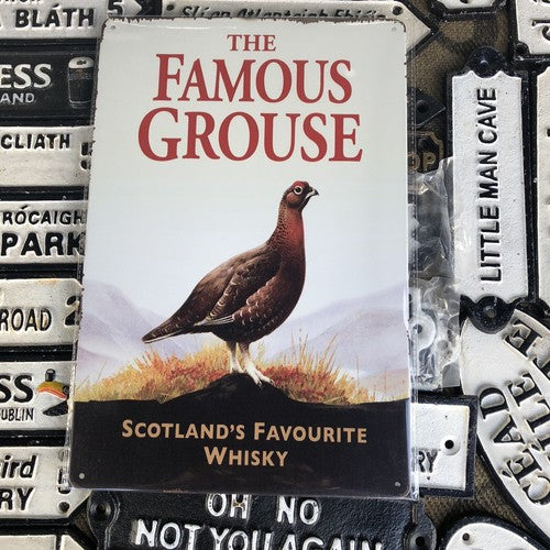The Famous Grouse Tin Sign