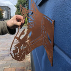Horse Die Cut Metal Wall Mounted