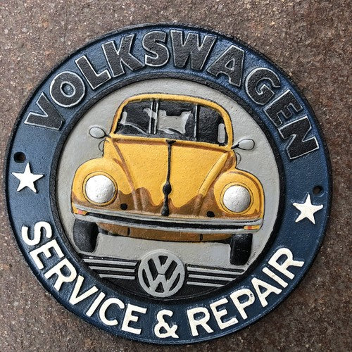 Volkswagen Service & Repair Cast Iron Sign