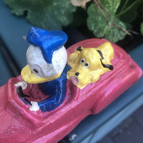 Donald And Pluto Cast Iron Model
