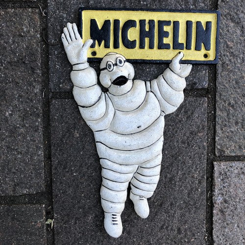 Michelin Men Cast Iron Sign Bundle