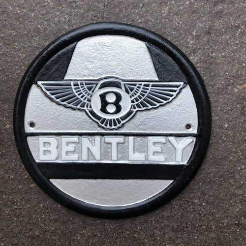 Bentley Cast Iron Sign