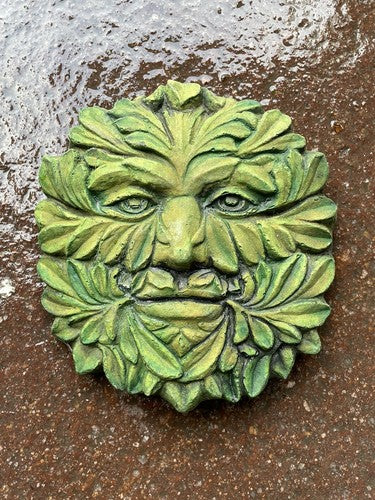 Zulu Green Man Garden Wall Plaque