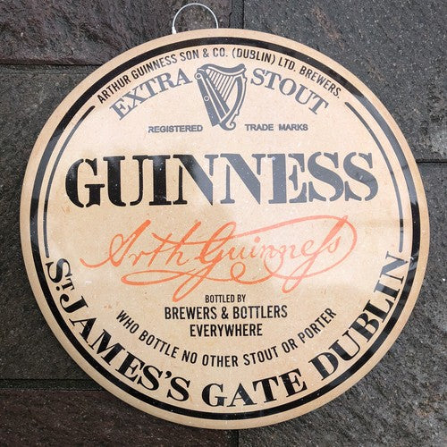 Guinness Domed Metal Sign