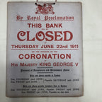 Bank Notification Antique Sign RARE!!!!