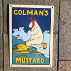 Colmans Mustard Enamel Sign