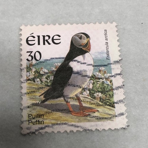 Bird Irish Punt Currency Definitive Postage Stamps