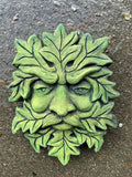 Pagan King Green Man Garden Wall Plaque