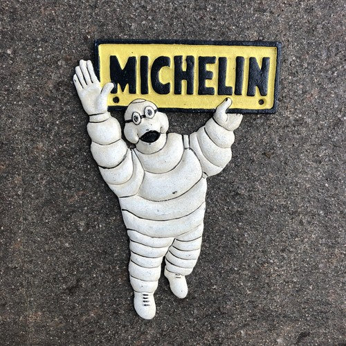 Michelin Cast Iron Wall Plaque