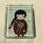 Spaceform Lucky Lady Glass Block Overseas Post Available