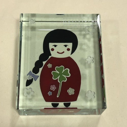 Spaceform Lucky Lady Glass Block Overseas Post Available