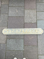 Hyde Park W2 Vintage Style Wooden Sign