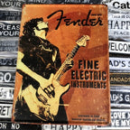 Fender Fine Electric Instruments Metal Sign
