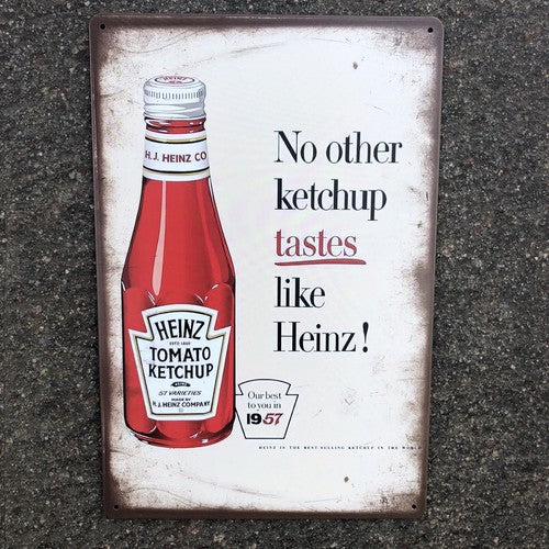 Heinz Metal Sign New Design