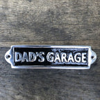 Dads Garage Aluminium Sign