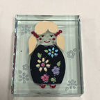 Spaceform Lovely Lady Glass Block Boxed Overseas Post Available