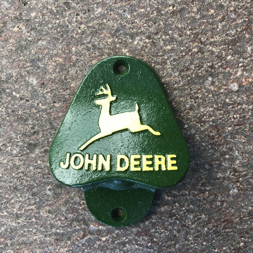 John Deere Cast Iron Bottle Opener