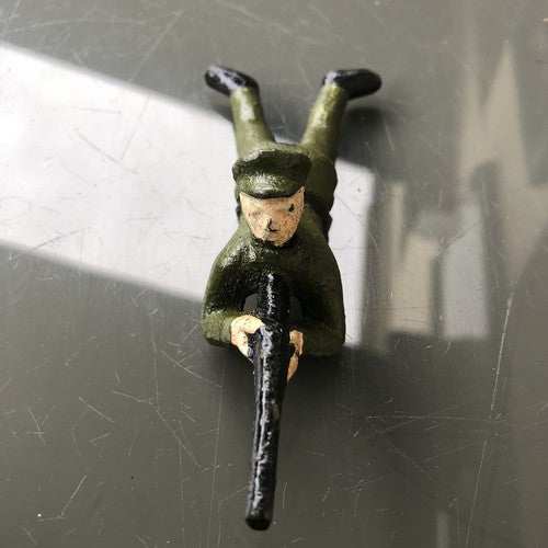 Set Of Six Cast Iron Soldiers