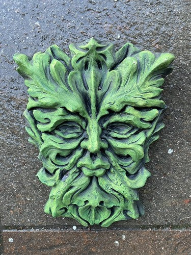 King Harry Green Man Garden Wall Plaque