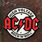 Ac/DC Cast Iron Sign And Metal Sign