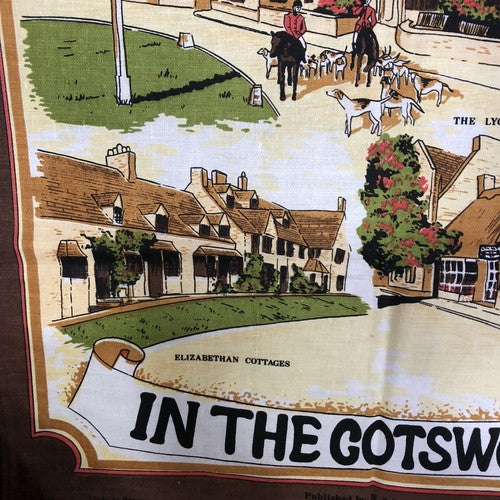 In The Cotswolds Broadway Vintage Tea towel