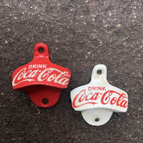 Coca Cola Cast Iron Bottle Openers X 2
