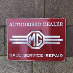 MG Metal Sign