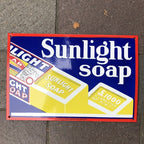 Sunlight Soap Enamel Sign