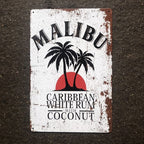 Malibu Metal Sign