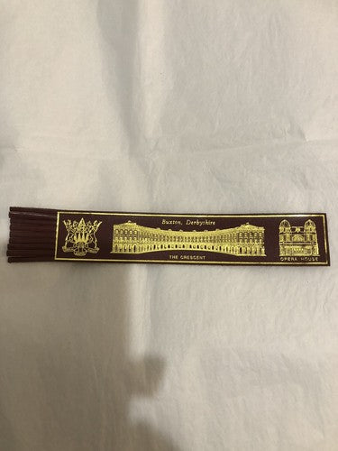 Bookmark Buxton Derbyshire Vintage Leather