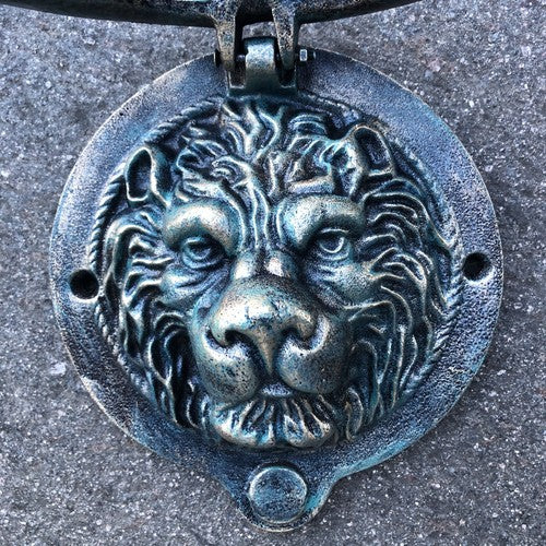 Door Knocker Lion Cast Iron