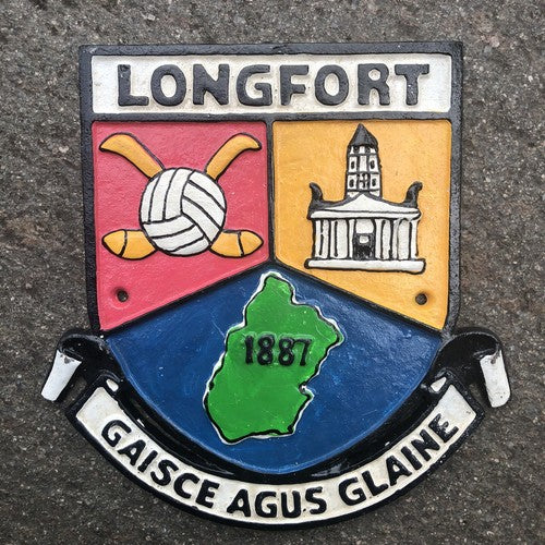 Longfort Crest Cast Iron Sign