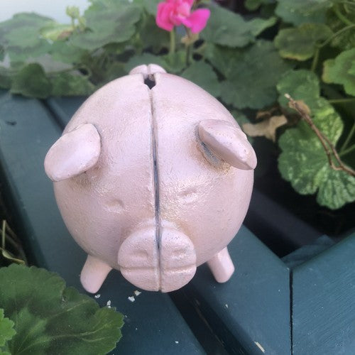 Three Legged Pig Cast Iron Money Bank