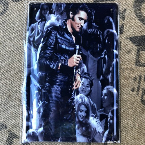 Elvis Metal Sign