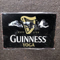Guinness Yoga Metal Sign