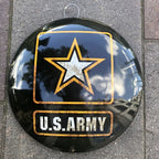 U S Army Domed 40 Cms Metal Sign