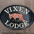 House Plaque Heavy cast Iron