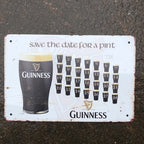 Guinness Save The Date For A Pint Metal Sign New Design