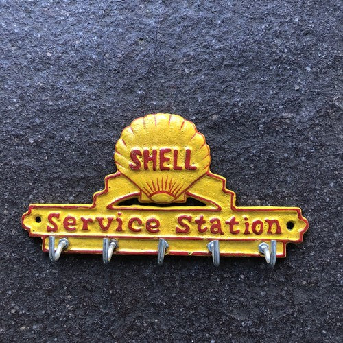 Shell Service Station Cast Iron Key Hook